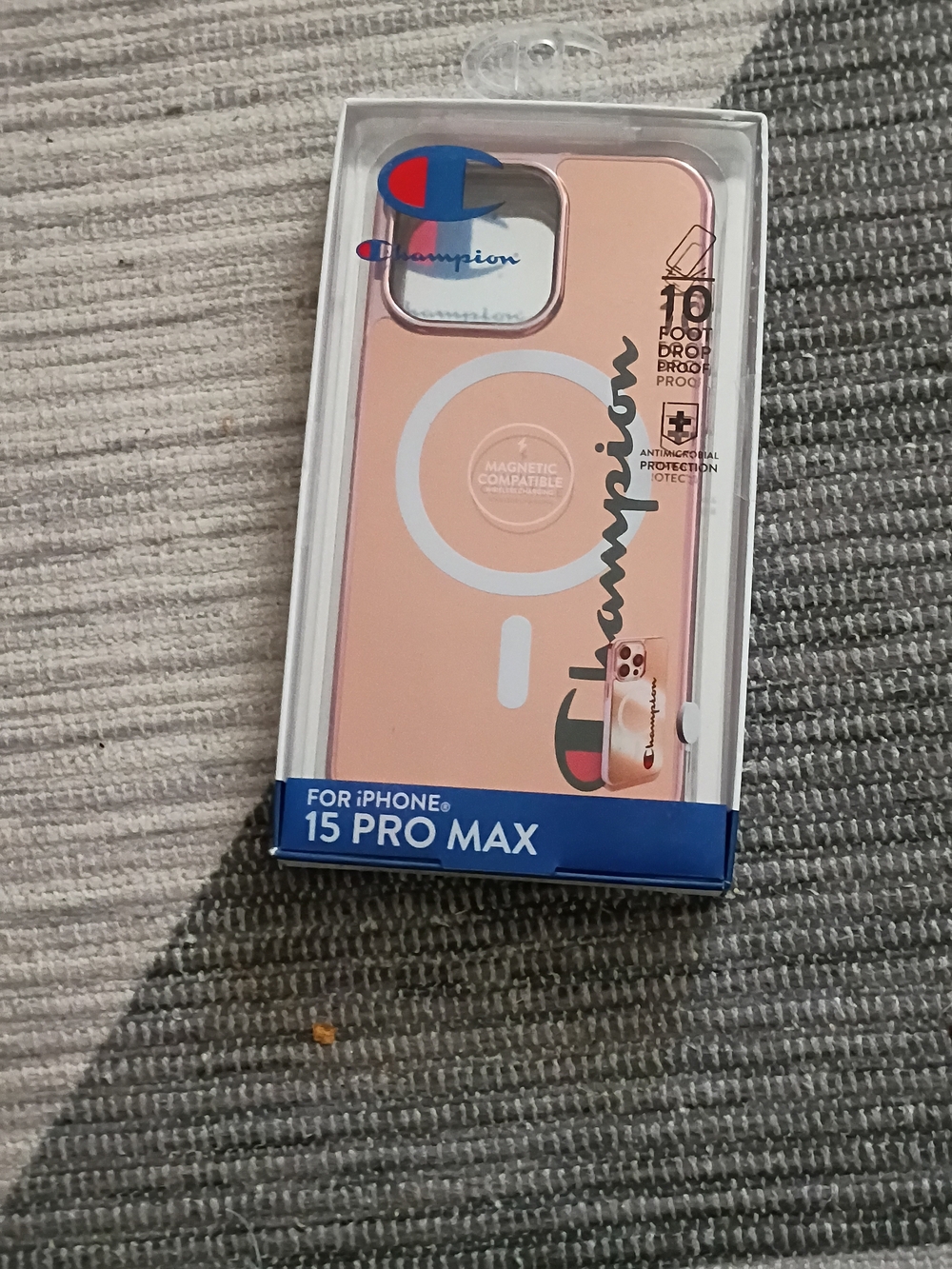Champion Rose Gold Slim Magnetic iPhone 15 Pro Max Case
